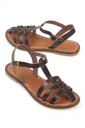Women's Capone Gladiator Strap Leather Sandals