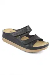 Capone Z0679 Black Women's Comfort Anatomic Slippers