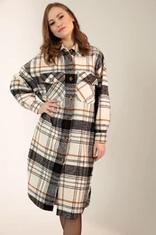 Women's Black Checkered Shirt