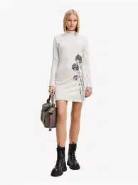 Cream women's floral dress Jonquera - Lacroix - Women's