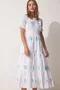 Bombažne Obleke Broderie anglaise za dame image