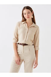 Plain Long Sleeve Women's Shirt