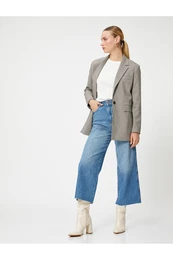 crop traperice ekstra iroke - Bianca crop traperice