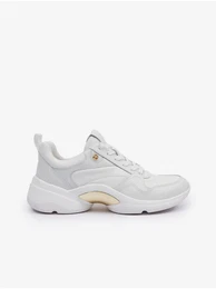 White women's leather sneakers Orion Trainer - Women's
