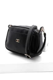 Women's Adjustable Straps Shoulder Bag Fosa Black