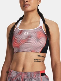 Podprsenka UA HG Armour High Print-RED - Dmsk