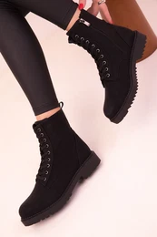Black Matte Women's Boots & Booties 17683