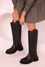 Black Women's Boots 17469