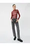 Bootcut Dolga Culotte Kavbojke za dame image