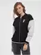 Womens Zipped Gray-Black Zipper Sweatshirt Puma Squad Track - Women