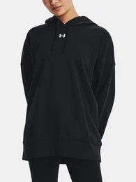Mikina UA Rival Fleece OS Hoodie-BLK - Dmsk