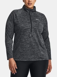 T-Shirt UA Tech 1/2 Zip - Twist&-BLK - Women