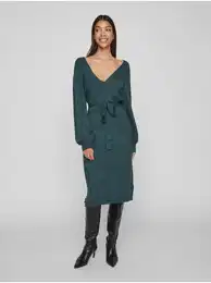 Zelena enska puloverska obleka Ril - Dame