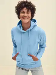 Bkitna bluza z kapturem Hooded Sweat