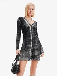 Grey-Black Dress Asturias - Women