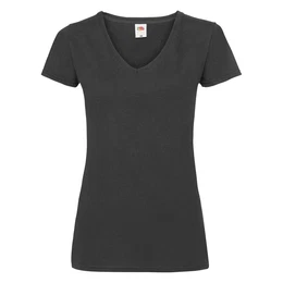 Black women's v-neck Valueweight