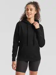Czarna bluza z kapturem Hooded Sweat