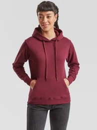 Burgundy Hooded Sweat