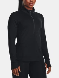 T-Shirt UA Qualifier Run 1/2 Zip-BLK - Women
