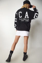 tst Istanbul Dmsk ern potitn oversized mikina