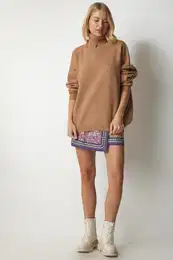 Srea stanbul enski pikoti Turtleneck Prevelik pulover za pletenine