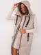 Beige quilted vest from SUBLEVEL