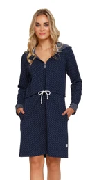 Woman's Bathrobe SMZ.5241 Navy Blue