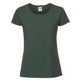 Zielona koszulka damska Iconic 195 Ringspun Premium Premium