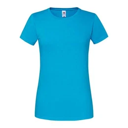 Iconic 195 Ringspun Premium Premium Blue T-shirt