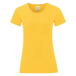 Iconic Yellow Women's T-shirt in combed cotton