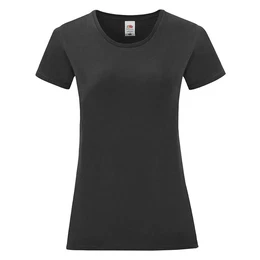 Iconic Black Women's T-shirt in combed cotton