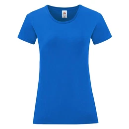 Blue Iconic women's t-shirt in combed cotton