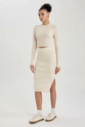 Coool Slim Fit pleten sukn