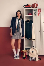 A Line Mini Skirt