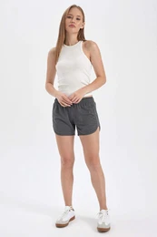 Loose Fit Thin Sweatshirt Fabric Short