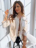 Zaplate Denim srajca za dame image