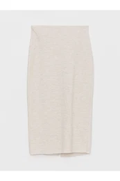 Women's Tight Fit Plain Knitwear Skirt