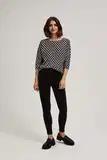 Puntíkaté high waist džíny image