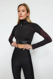X Sagaza Studio Black Comfy Bed Stitch Detail Sports Jacket