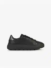 Spherica Black Women's Leather Sneakers - Women