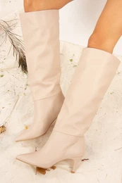 Women's Skin Faux Leather Boots