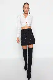 Black Accessory Skirt