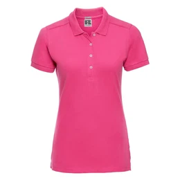 Blue Women's Stretch Polo