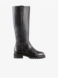 Black women's leather boots Hgl Cooper - Women's