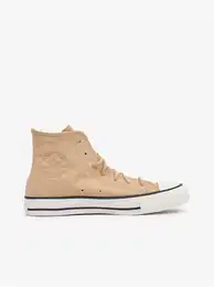 Beige Women's Suede Ankle Sneakers Chuck Taylor A - Women's