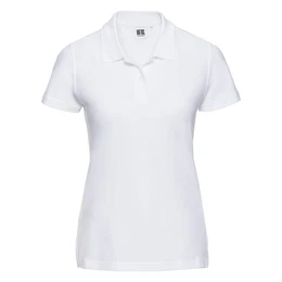Women's white cotton polo shirt Ultimate