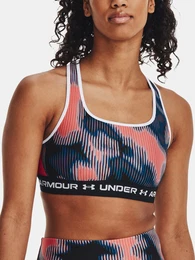 Crossback Mid Print Bra-PNK - Women