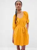 Muslin haljine s pojasom image
