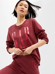 Sweatshirt with metallic logo - Women
