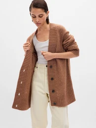 Knitted Cardigan boyfriend - Women